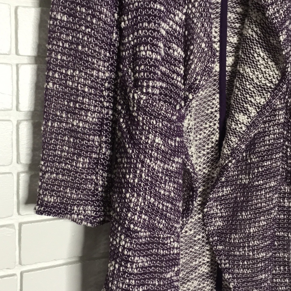 Fabletics | Purple “Moscow” Waterfall Cardigan - Picture 9 of 13